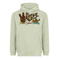 Matcha peace love anchors Heavyweight Hoodie - RacoonDesign