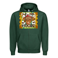 Sports Green Just A Little Moody Zipper Hoodie - CowhideDigitalArt