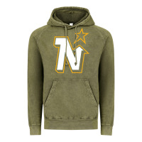Vintage Olive vintage minnesota hockey   retro north stars Vintage Hoodie - lanVoArt