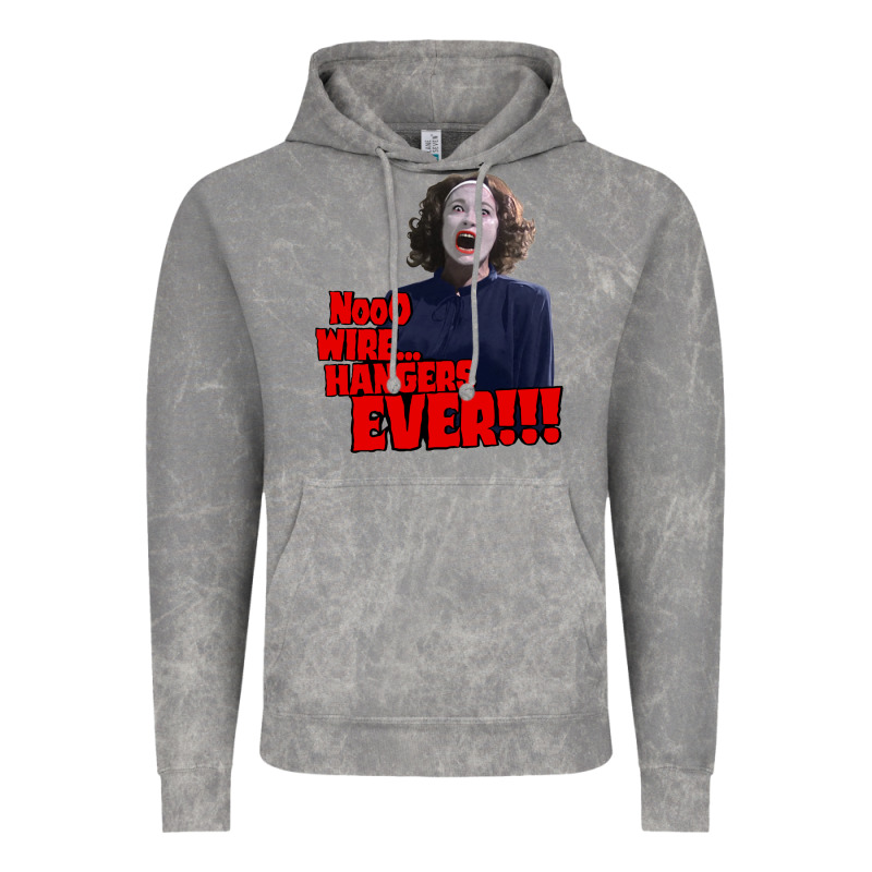 Nooo Wire Hangers.. Ever!!! Vintage Mommie Dearest Quote Print Vintage Hoodie by lanVoArt | Teevron