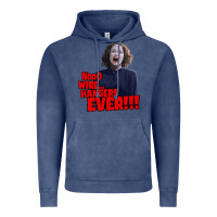 Vintage Denim nooo wire hangers.. ever!!! vintage mommie dearest quote print Vintage Hoodie - lanVoArt