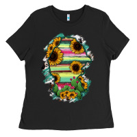 Black Coahuila State Of Mexico Map Ladies Tee - RanaPortraitStore