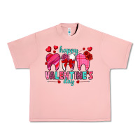 Salmon Happy Valentine's Day with teeth Valentine's Day Urban Heavy Tee - HowdyJamesFarm