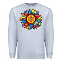 Heather Grey autism sunflower Premium Sweatshirt - RacoonDesign