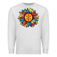 Oatmeal Heather autism sunflower Premium Sweatshirt - RacoonDesign