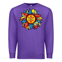 Purple autism sunflower Premium Sweatshirt - RacoonDesign