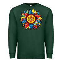 Sports Green autism sunflower Premium Sweatshirt - RacoonDesign