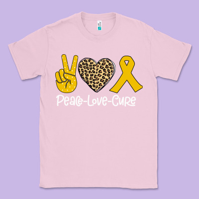 Peace Love Cure Classic Tee Designed By Bettercallsaul