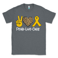 Charcoal Heather Peace Love Cure Classic Tee - Bettercallsaul