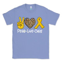 Colony Blue Peace Love Cure Classic Tee - Bettercallsaul