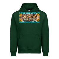 Forest Green western gnome license plate Urban Hoodie - BarkalooDesign