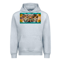 Heather Grey western gnome license plate Urban Hoodie - BarkalooDesign
