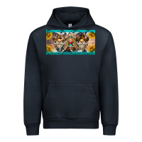 Navy western gnome license plate Urban Hoodie - BarkalooDesign