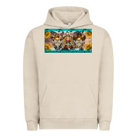Pigment French Oak western gnome license plate Urban Hoodie - BarkalooDesign