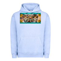 Pigment Grape Ice western gnome license plate Urban Hoodie - BarkalooDesign