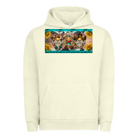 Pigment Pistachio western gnome license plate Urban Hoodie - BarkalooDesign