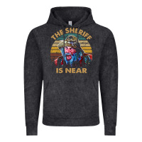 Vintage Black the sheriff is near blazing art saddles do it vintage gift for fans Vintage Hoodie - lanVoArt