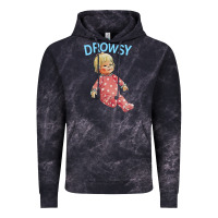 Cloud Black drowsy doll Vintage Hoodie - lanVoArt