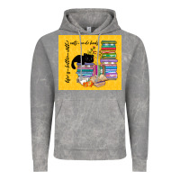 Cloud Rock life is better with cats and books Vintage Hoodie - TumblerDesignByShophia