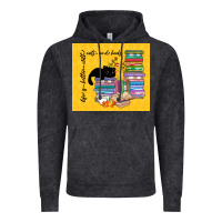 Vintage Black life is better with cats and books Vintage Hoodie - TumblerDesignByShophia