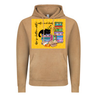Vintage Camel life is better with cats and books Vintage Hoodie - TumblerDesignByShophia