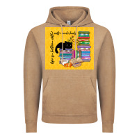 Vintage Coffee life is better with cats and books Vintage Hoodie - TumblerDesignByShophia
