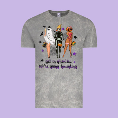 Get In Ghoulies Were Going Haunting Vintage Tee Designed By Nancycooperartshop