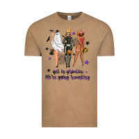 Vintage Coffee Get in ghoulies were going haunting Vintage Tee - NancyCooperArtShop