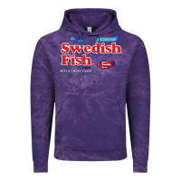 Cloud Purple swedish fish Vintage Hoodie - lanVoArt