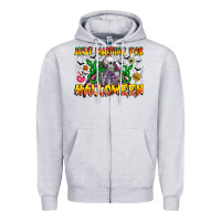 Heather Grey Just Mating For halloween Zipper Hoodie - CowhideDigitalArt