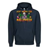 Navy Just Mating For halloween Zipper Hoodie - CowhideDigitalArt