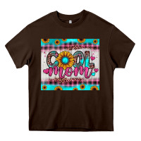 Chocolate Brown cool mom Heavy Core Tee - JahusDesignShop