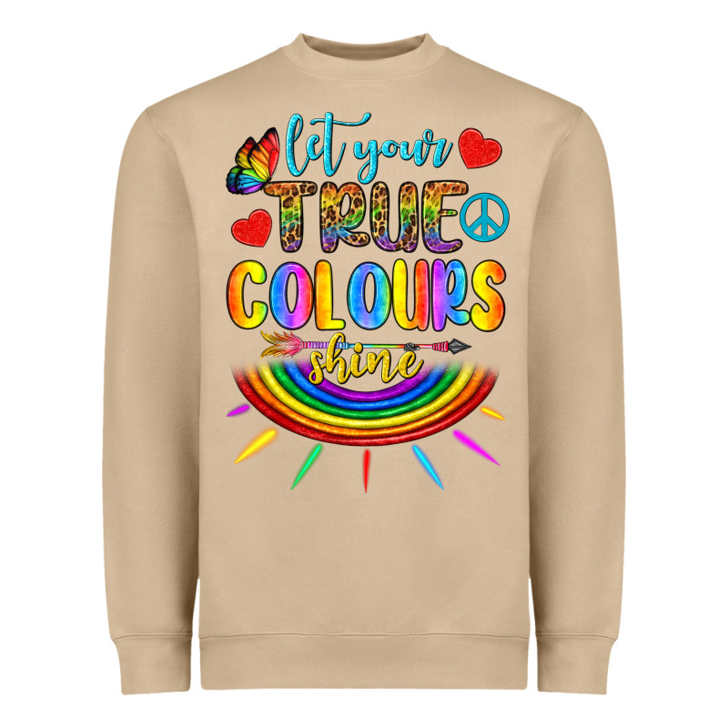 Let Your True Colours Shine Heavyweight Sweatshirt by BundleAndBundleShop | Teevron
