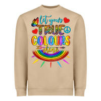 Mushroom Let Your True Colours Shine Heavyweight Sweatshirt - BundleAndBundleShop