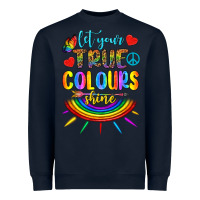 Navy Let Your True Colours Shine Heavyweight Sweatshirt - BundleAndBundleShop
