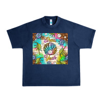 Navy Shell yeah Urban Heavy Tee - TumblerDesignByShophia