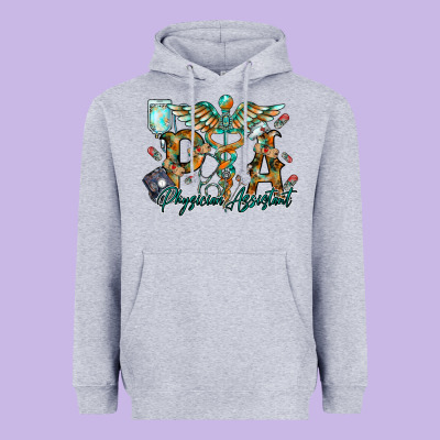 Physician Assistant Heavyweight Hoodie Designed By Racoondesign