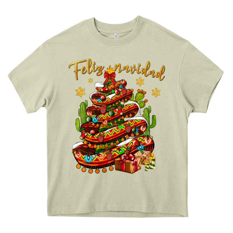 Christmas Feliz Navidad Heavy Core Tee by BundleAndBundleShop | Teevron