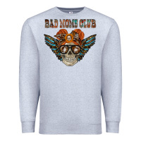 Heather Grey bad moms club Premium Sweatshirt - RacoonDesign