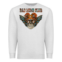 Oatmeal Heather bad moms club Premium Sweatshirt - RacoonDesign