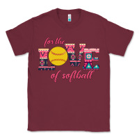 Burgundy For The Love Of Softball Classic Tee - Bettercallsaul