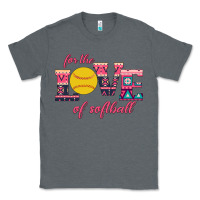 Charcoal Heather For The Love Of Softball Classic Tee - Bettercallsaul