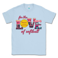 Dusty Blue For The Love Of Softball Classic Tee - Bettercallsaul