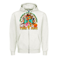 The Turkey Ain’t The Only Thing Lookin Thick & J Zipper Hoodie | Teevron