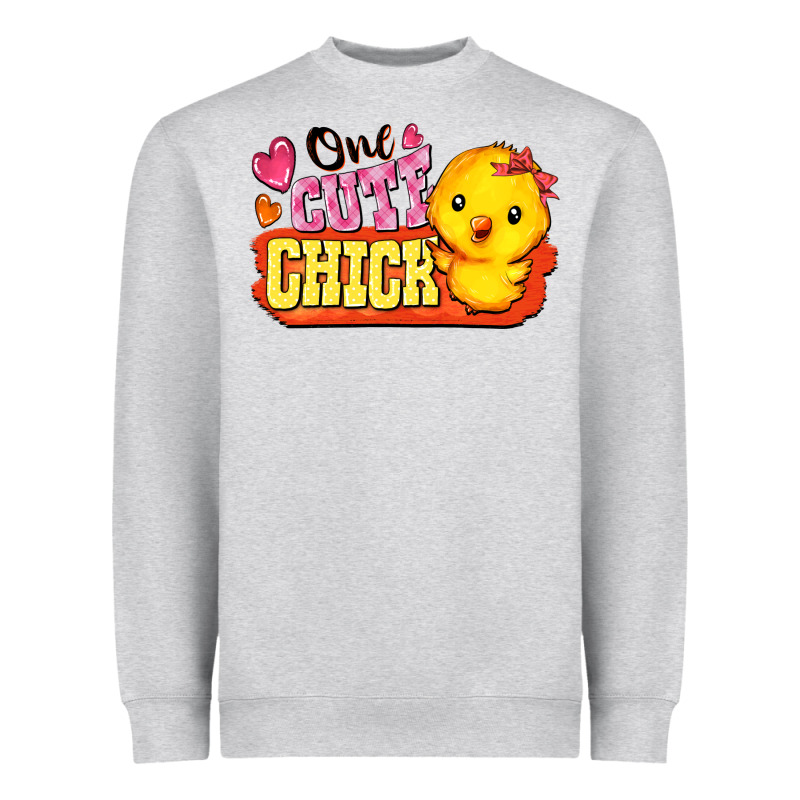 One Cute Chick Heavyweight Sweatshirt by FaDigitalArtStudio | Teevron