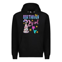 Black birthday girl 2 Premium Hoodie - BundleAndBundleShop
