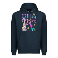 Navy birthday girl 2 Premium Hoodie - BundleAndBundleShop