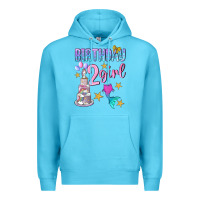 Ocean Blue birthday girl 2 Premium Hoodie - BundleAndBundleShop