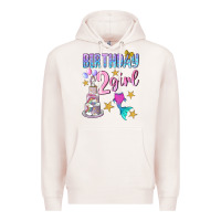 Pale Pink birthday girl 2 Premium Hoodie - BundleAndBundleShop