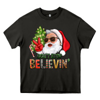 Asphalt Don't Stop Believing Santa Heavy Core Tee - BundleAndBundleShop